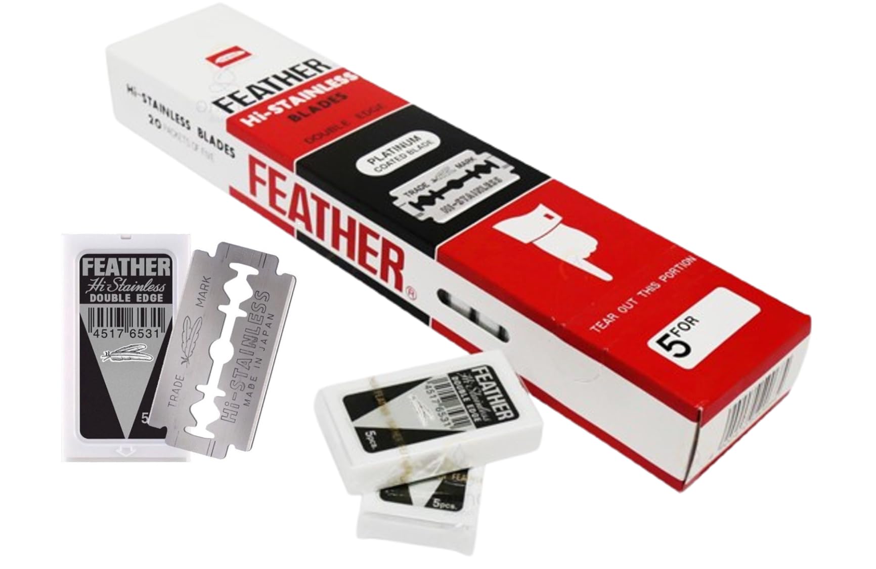 Derby Single Edge Blades (Pack of 4)