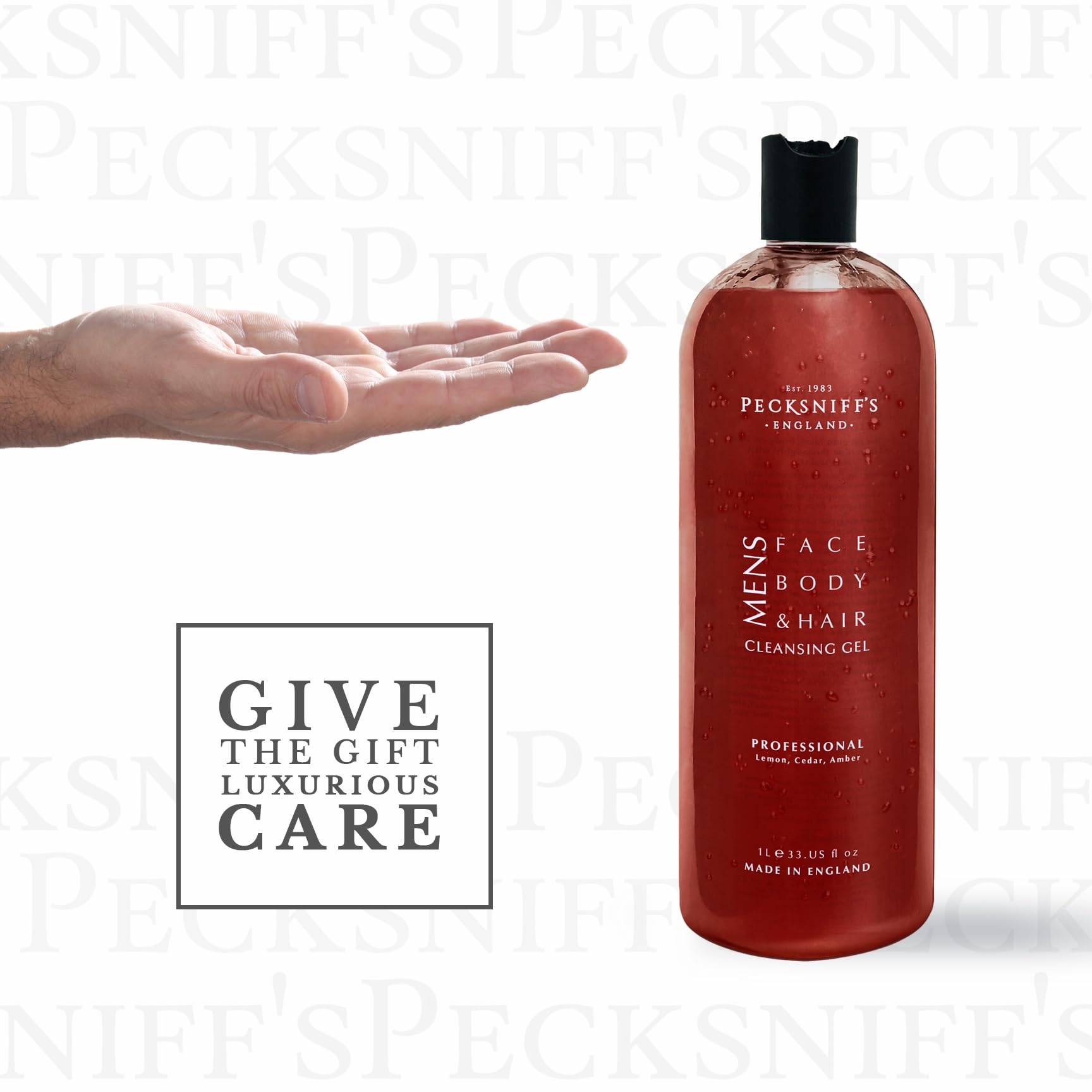 Pecksniffs - Gel limpiador profesional 3 en 1 para hombre