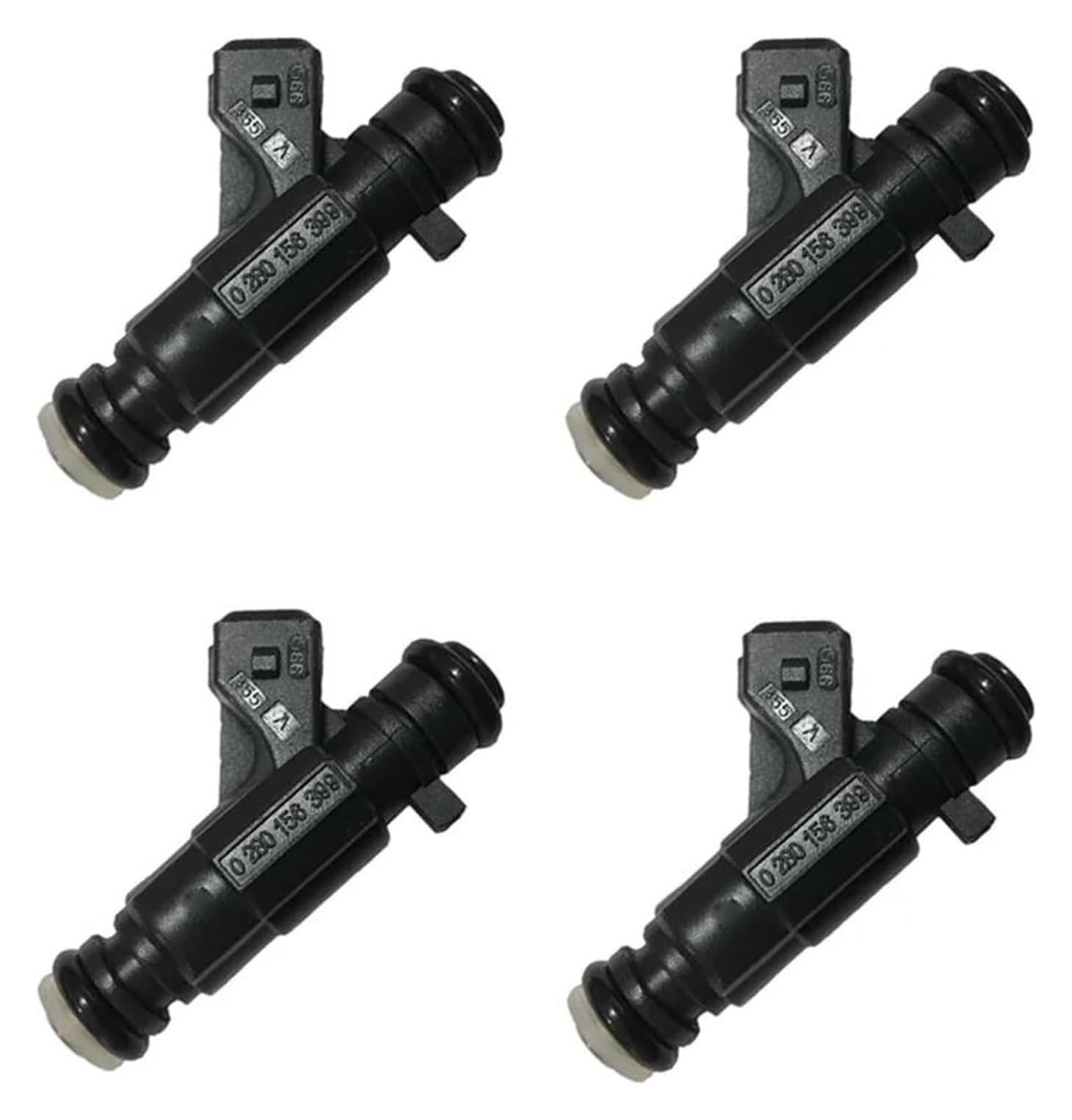 Pour VW Pour Suran Pour Golf Pour Fox Pour Crossfox Moteur 1.6 8V Injecteurs Essence 4 Pièces Références 0280156399 Et 032906031P Entretien D'injecteur