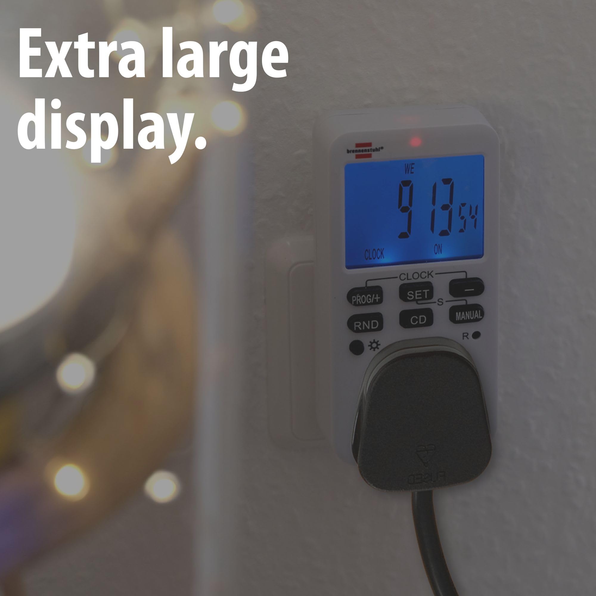 Brennenstuhl Comfort-Line Digital Weekly Timer - Image 2