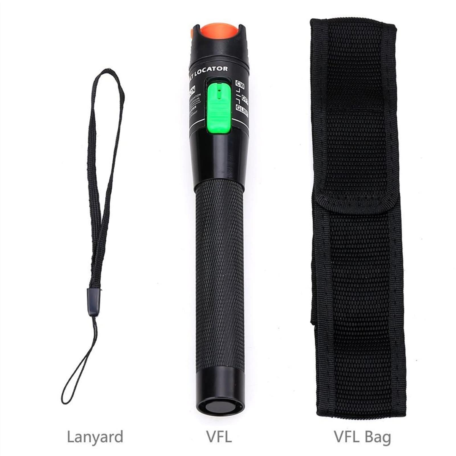 Localisateur visuel de défauts 10mW 20mW 30mW 50mW, Type Stylo à lumière Rouge, testeur de câble à Fiber Optique,Haute durabilité(55mw)