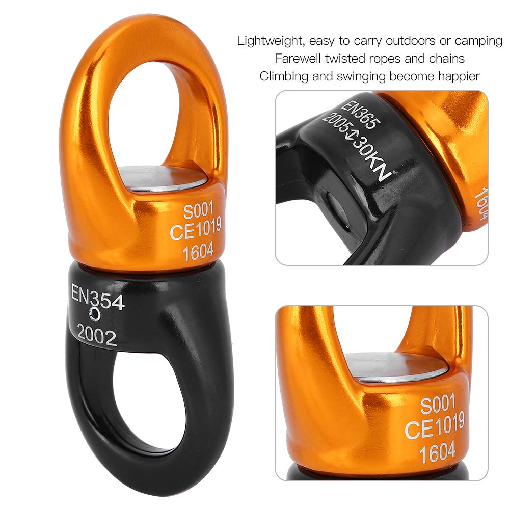 Carabiner Swivel Aluminium Magnesium Alloy Clasp for Outdoor Climbing Swing Hanging Chair - Durable and Lightweight Carabiner