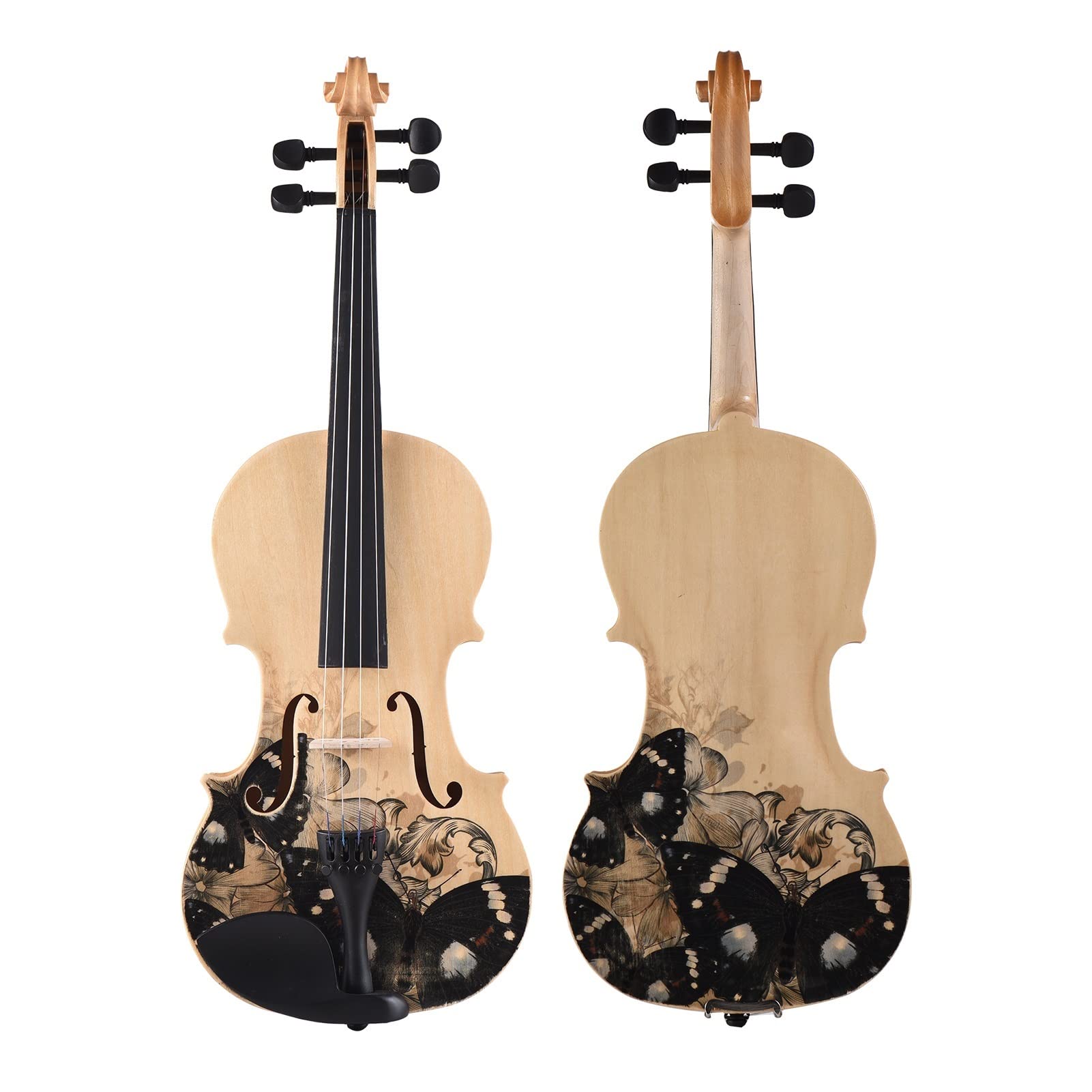 Violini per Studenti 4/4 Violino Acustico Topboard In Tiglio Tavola Posteriore Laterale Acero Scroll Con Custodia Per Il Trasporto Arco Per Studenti Professionale Violino