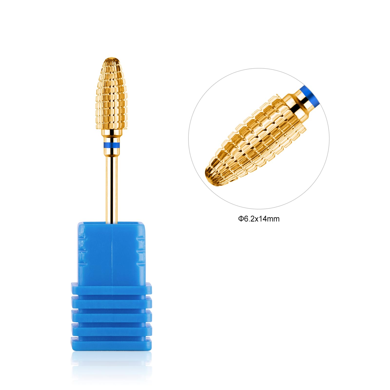 BNG 5 in 1 Carbide Nail Drill Bit Cuticle Remove Acrylic Nails Professional 3/32" Electric Nail Drill Tungsten Steel Bits Manicure Pedicure Professional Salon Tool - Image 3