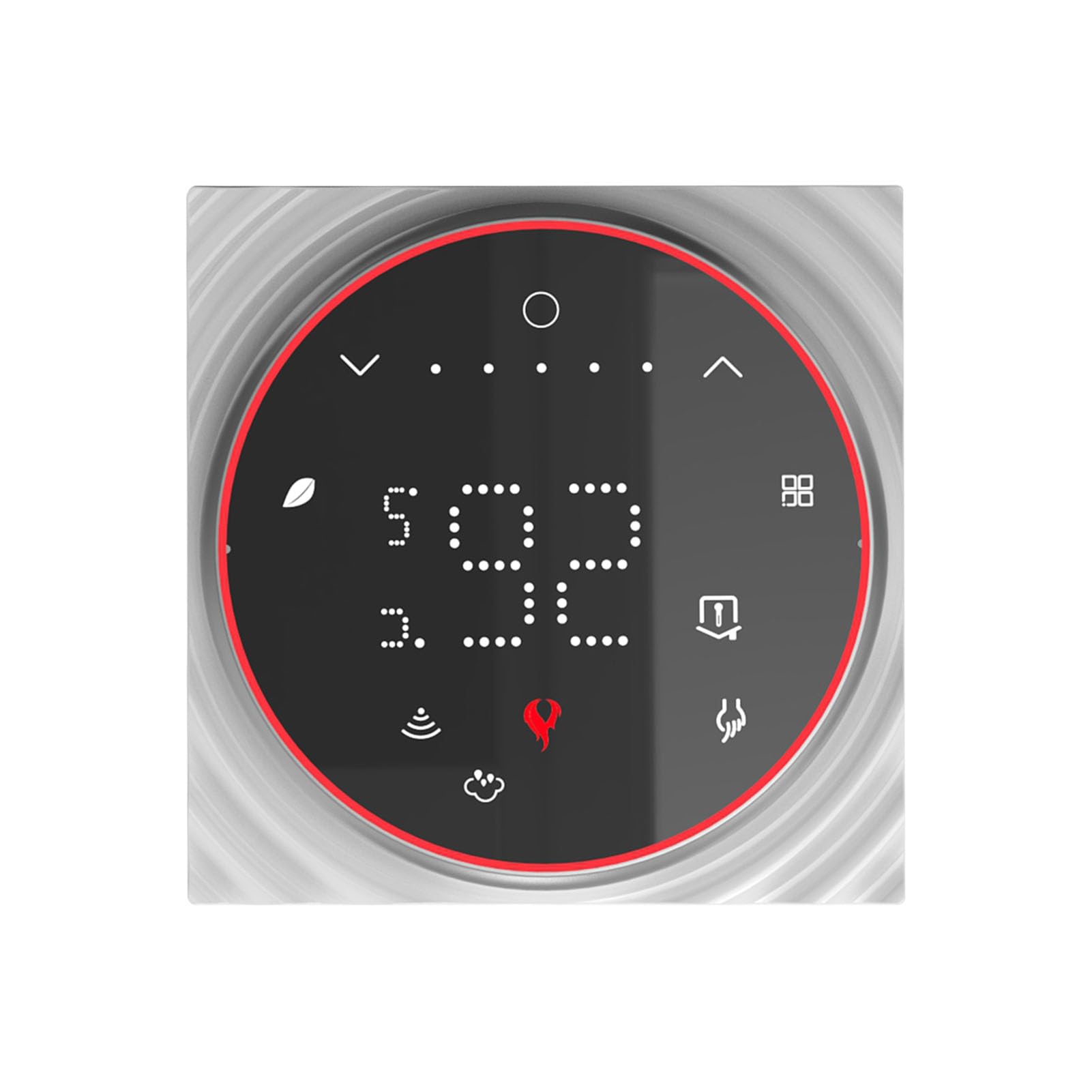 Cyfrowy Programowalny Termostat z Cienkim Panelem Wpuszczanym, Regulator Temperatury Inteligentny Termostat Domowy WiFi (komputer osobisty 2)