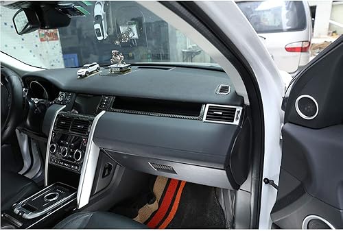 Miniatura 4 de YIWANG Cubierta de marco de fibra de carbono real Co-Pilot en forma de U para Land Rover Discovery Sport 2015-2019 Accesorios de automóvil