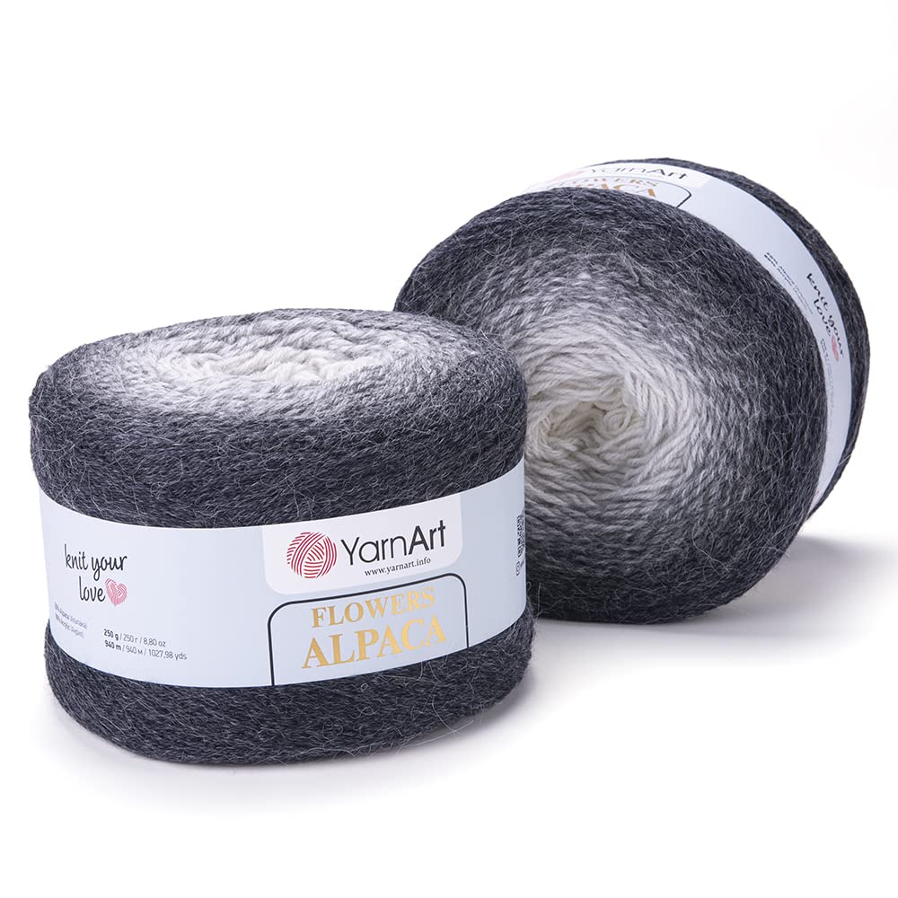 YarnArt El Örgü İpi FLOWERS ALPACA, 410, 2x250 gr