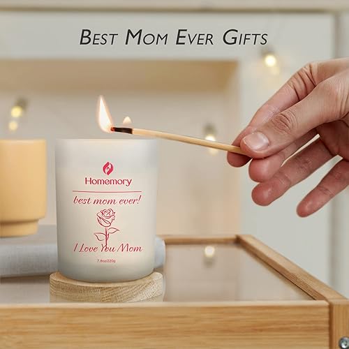 Miniatura 9 de Velas perfumadas de tulipanes y rosas para mujer, velas perfumadas para el hogar, velas de soja naturales no tóxicas con aceites esenciales, velas