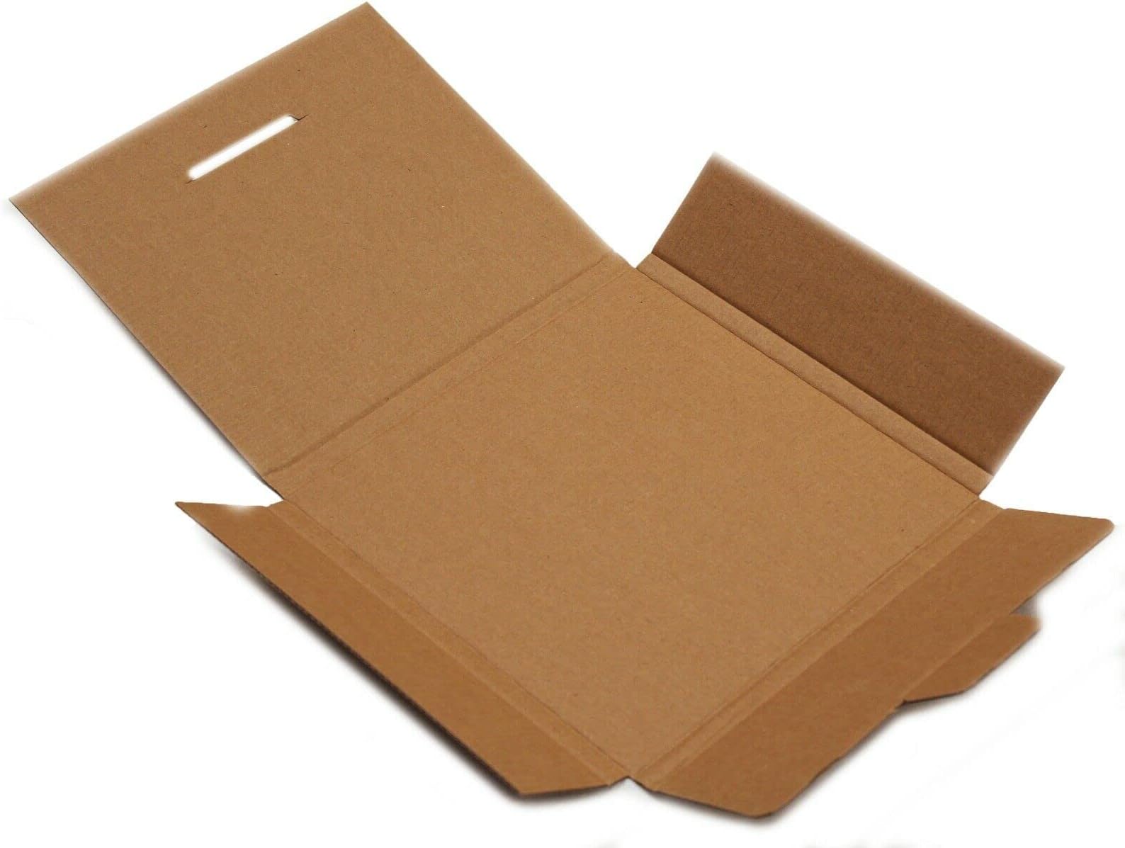 STRONG 7" LP SINGLE RECORD VINYL MAILERS SHIPPING POSTAL CARDBOARD BOXES (25, Brown)