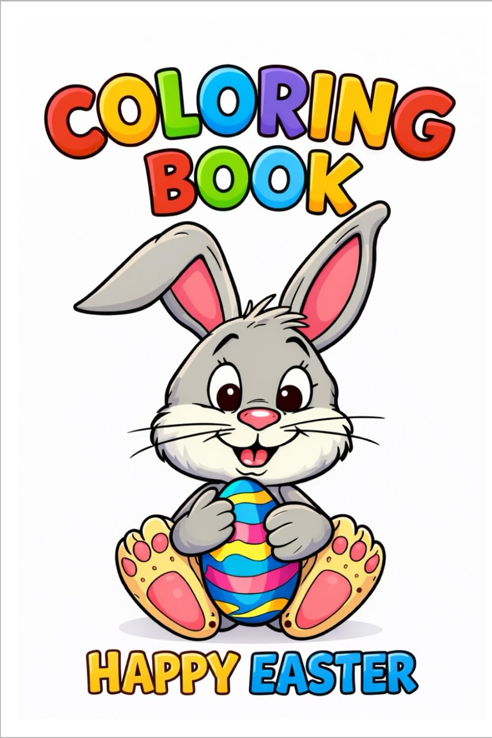 Easter Coloring Book: Happy Easter