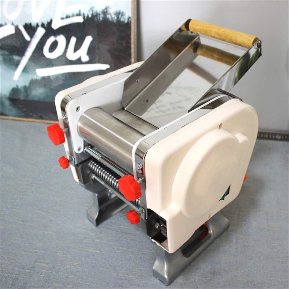 Macchina per Noodles, Macchina per Pasta 180W Multifunzione in Acciaio Inossidabile Commerciale Noodle Making Pasta Maker Rullo per Pasta Macchina per Tagliare Noodle Tagliapasta Domest