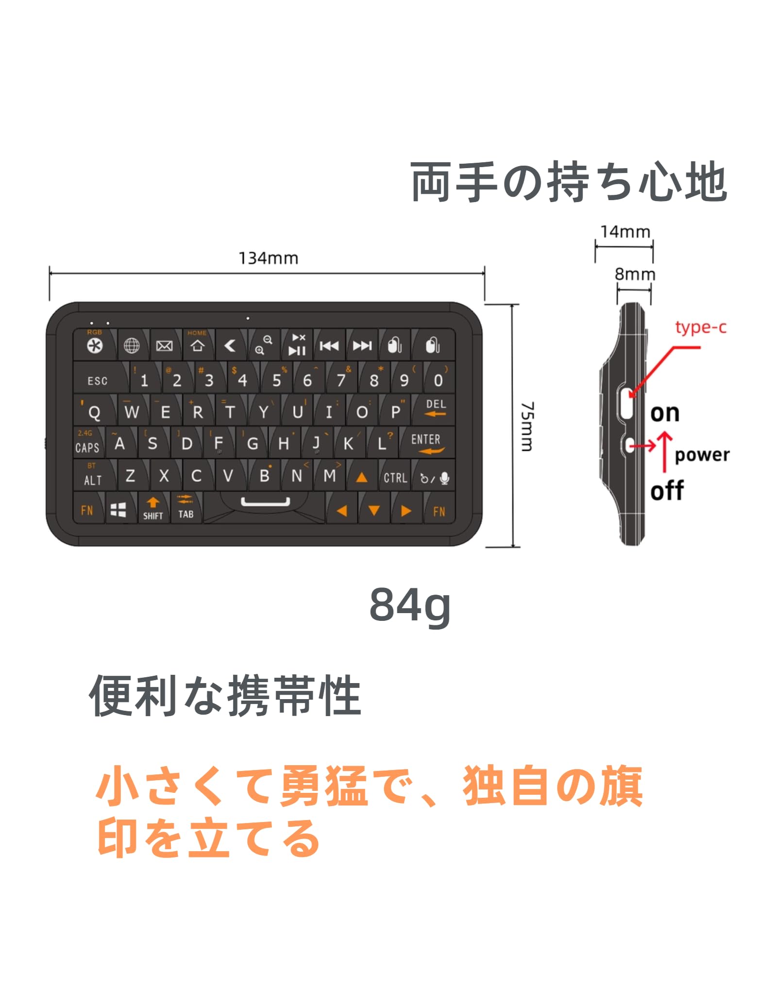Amazon.co.jp: winmaxle Model B1 （black）mini keyboard