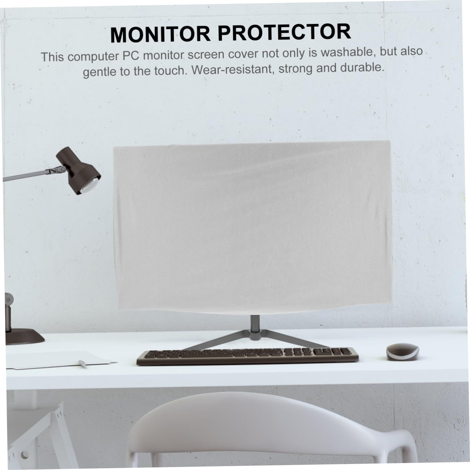 Gadpiparty 3stücke Computer Monitor Schutzhülle Dehnbarer Bildschirm Protector Für Monitor Staubschutz Kratzschutz Für Desktop Und Reisen Für Zuhause Und Büro