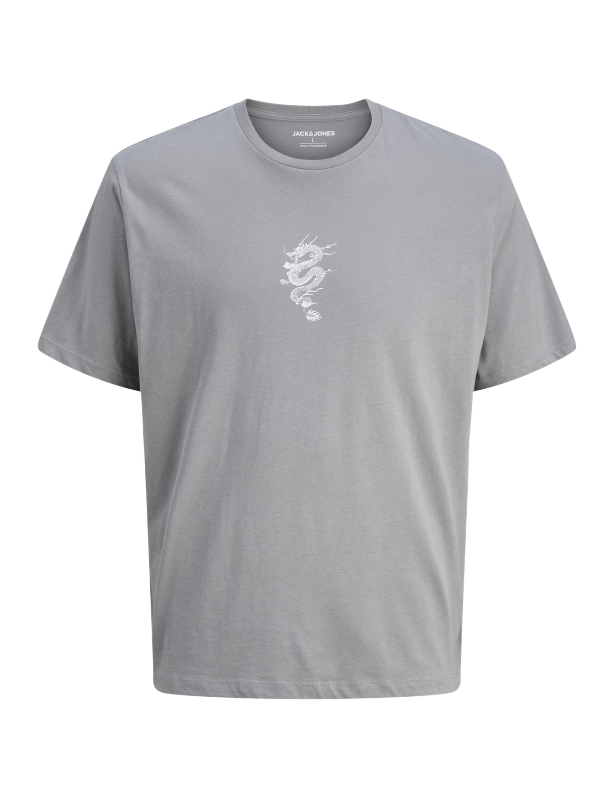 JACK & JONES Jjmiko Tee SS Crew Neck, Ultimate Grey, XL