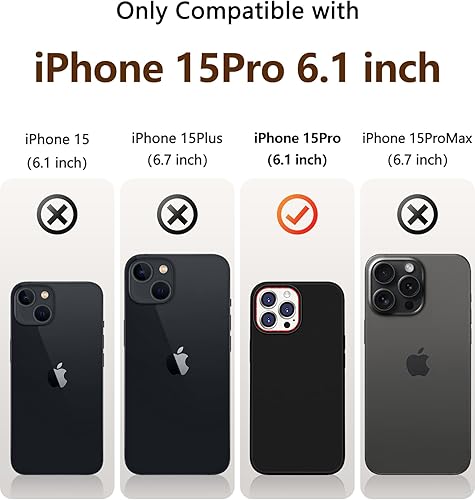Miniatura 9 de Funda 5 en 1 para iPhone 11 Pro de 5.8 pulgadas, con 2 protectores de pantalla + 2 protectores de lente de cámara, funda protectora delgada de