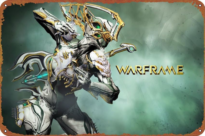 Video Game Warframe Movie Anime Poster Oil and Gas Station Logo 8 × 12 inches