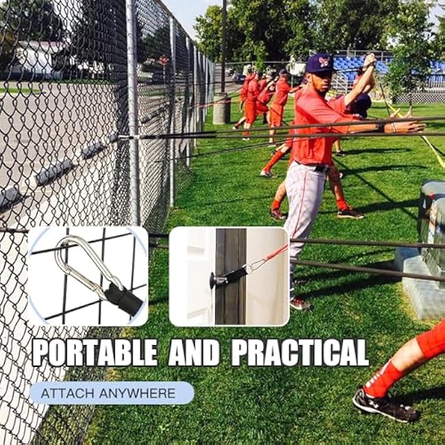 Baseball Softball Resistance Training Bands - Pitching Trainer and Arm Trainer for Pitching Arm Strength Throwing Warm up Stretching