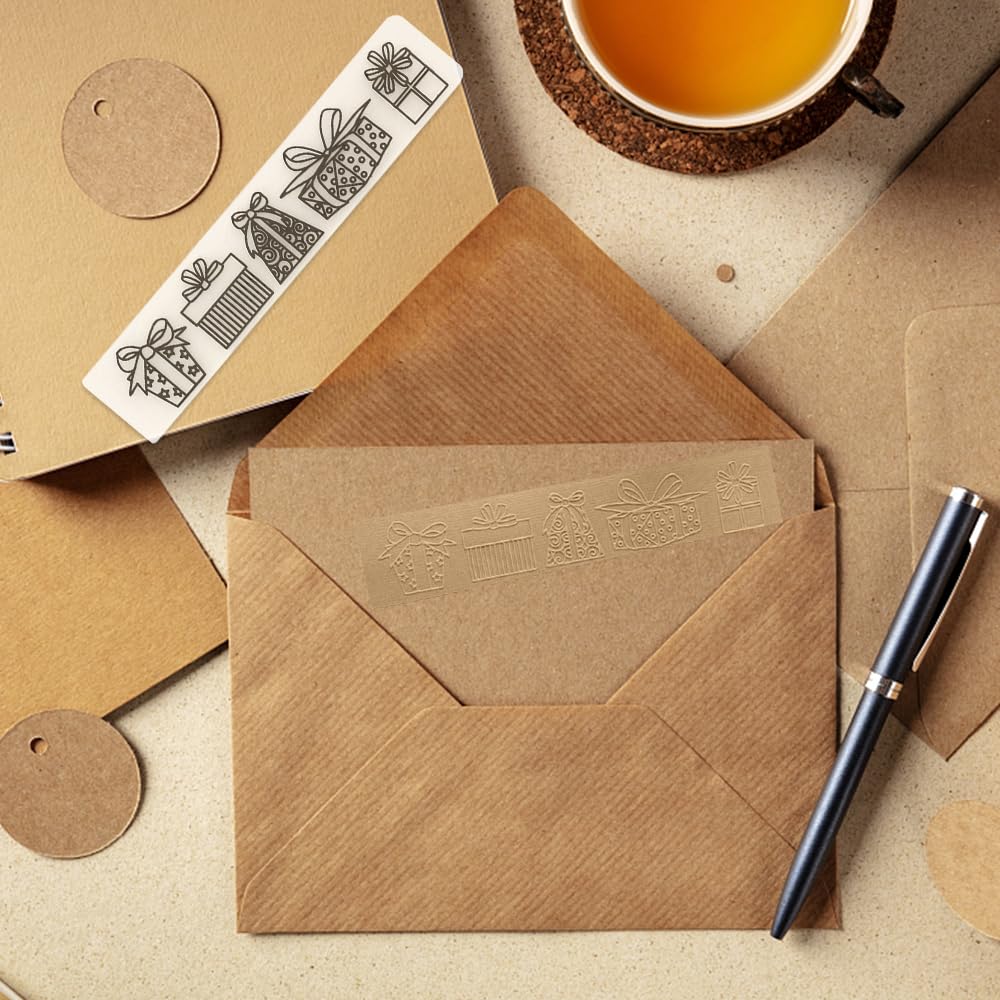 10 Cartelle Per Goffratura 15x3 Cm - Stencil In Plastica Per Scrapbooking E Carte - Foto 5