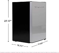 Vista 5 de Frigidaire EFR285-6COM, refrigerador de 2.5 pies cúbicos, puerta de acero inoxidable, serie Platinum