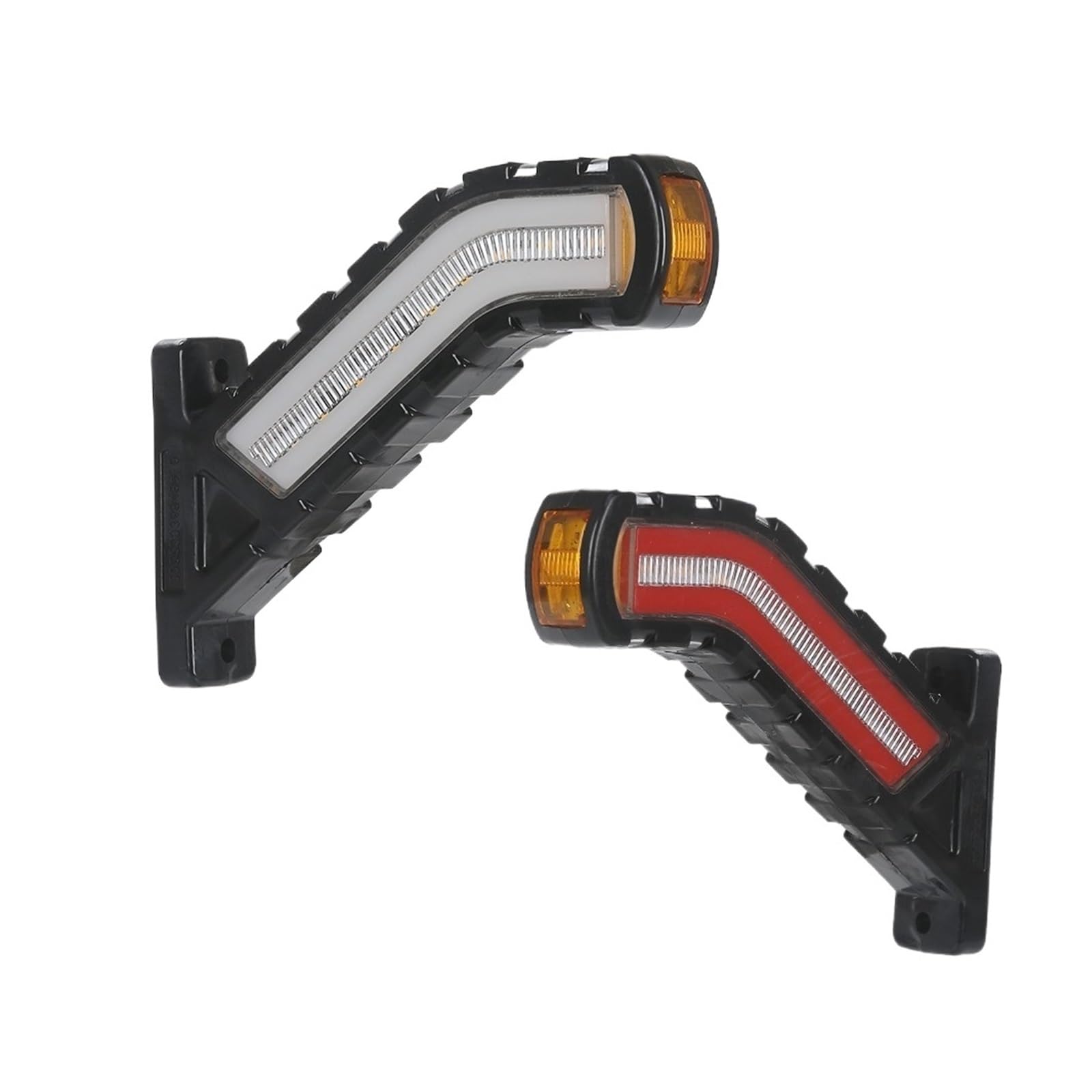 Indicatori Direzione Laterali Per Auto SUV Furgoni Camion Camper Autobus Rimorchio Barca Camion 2 Pezzi/4 Pezzi 12V 24V LED Luci Di Posizione Laterali Che Scorrono Indicatori Di Direzione Lampada(1 pa