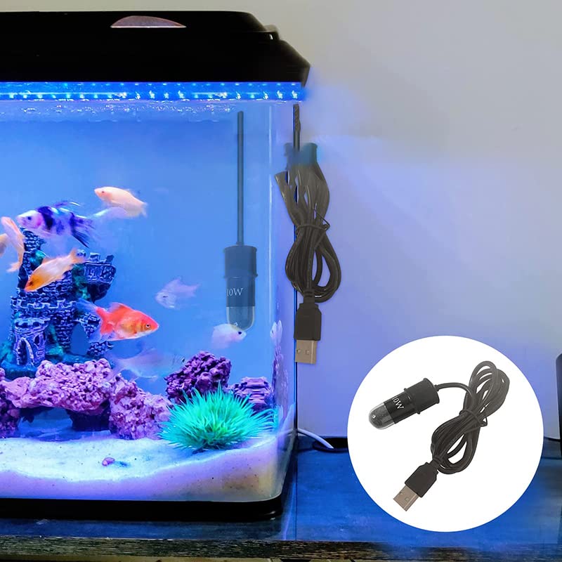 Amazon | ミニ水槽用ヒーター小型 自動恒温加熱 10W USB デジタルミニ