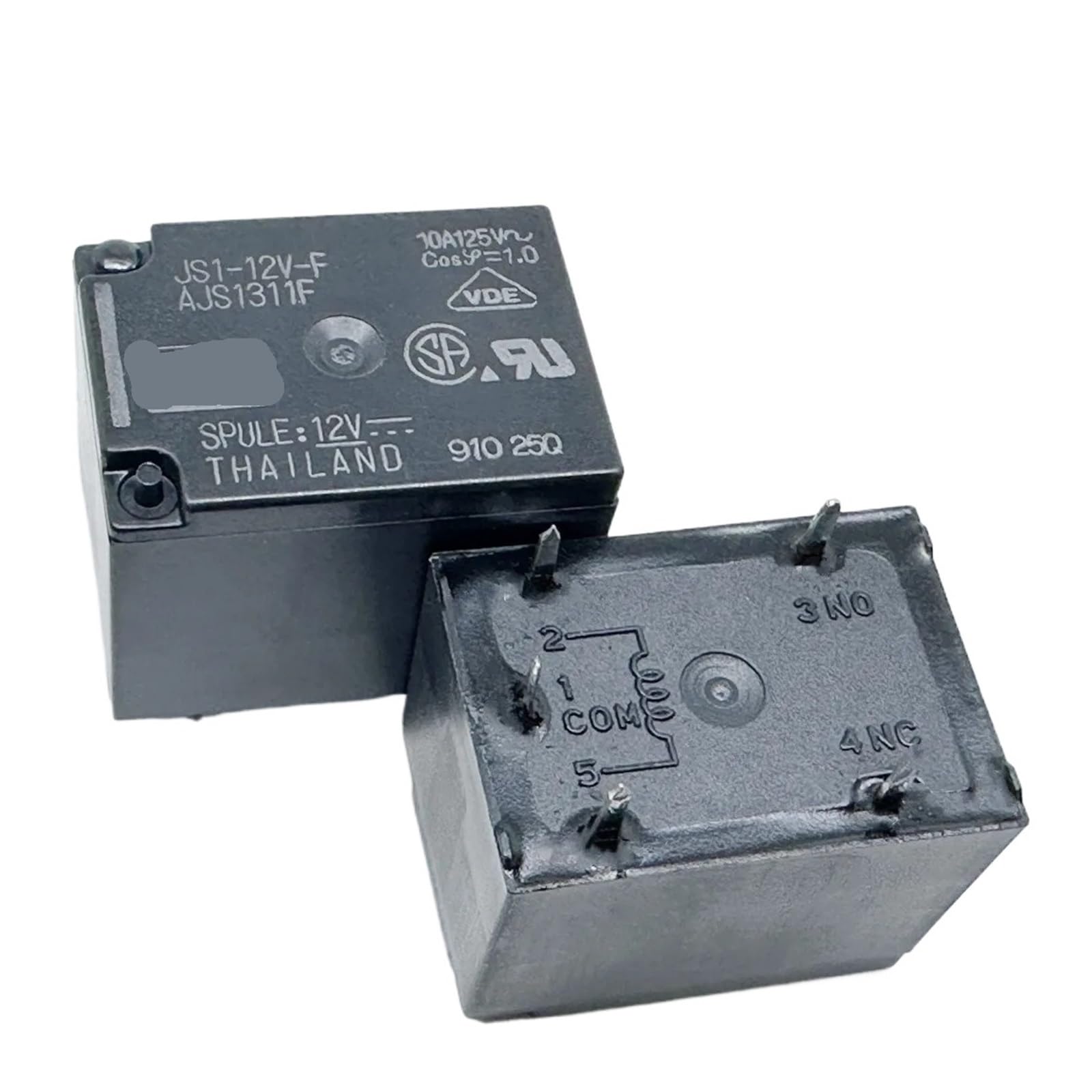 PKNVKZIDK 1pc JS1-12V-F AJS1311F Relay 5pins