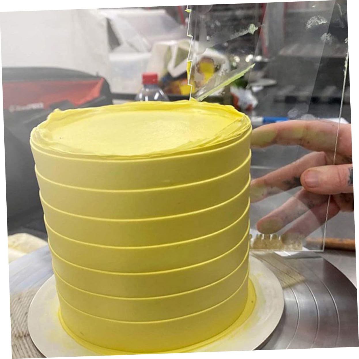 1 Set 11 Stück Ausstecher Quadratische Cupcake-Formen Erdbeer-Zuckerguss Kunststoff-Kuchenplatten Küchen-Backschaber Fondant-Scheibe Kuchenschneider Küchenzubehör