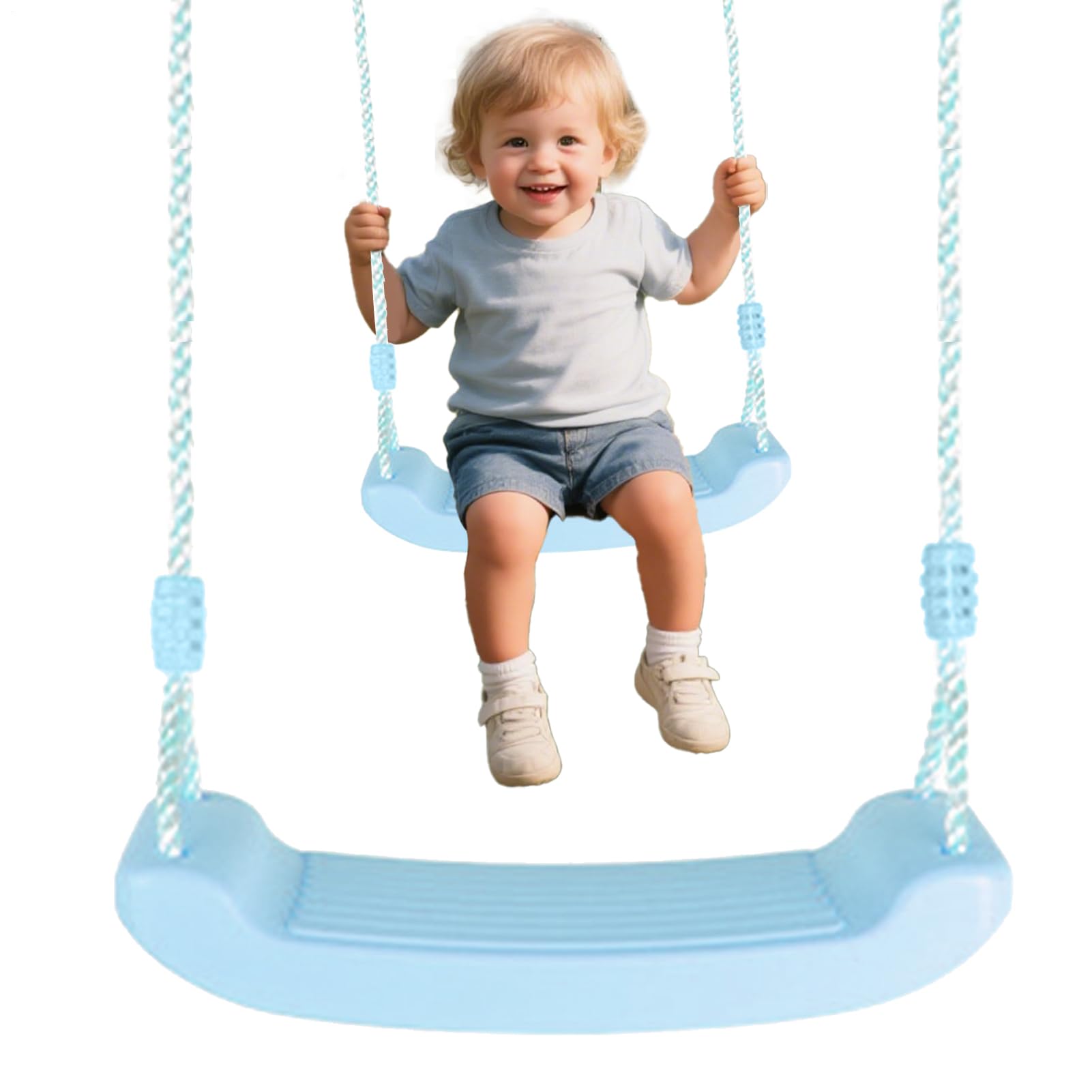 Sedile oscillante per il servizio pesante, sedile swing per bambini, Accessori oscillanti, Comodo sedile ergonomico reggerabile con divertimento interattivo a corda regolabile per l'uso all'interno e