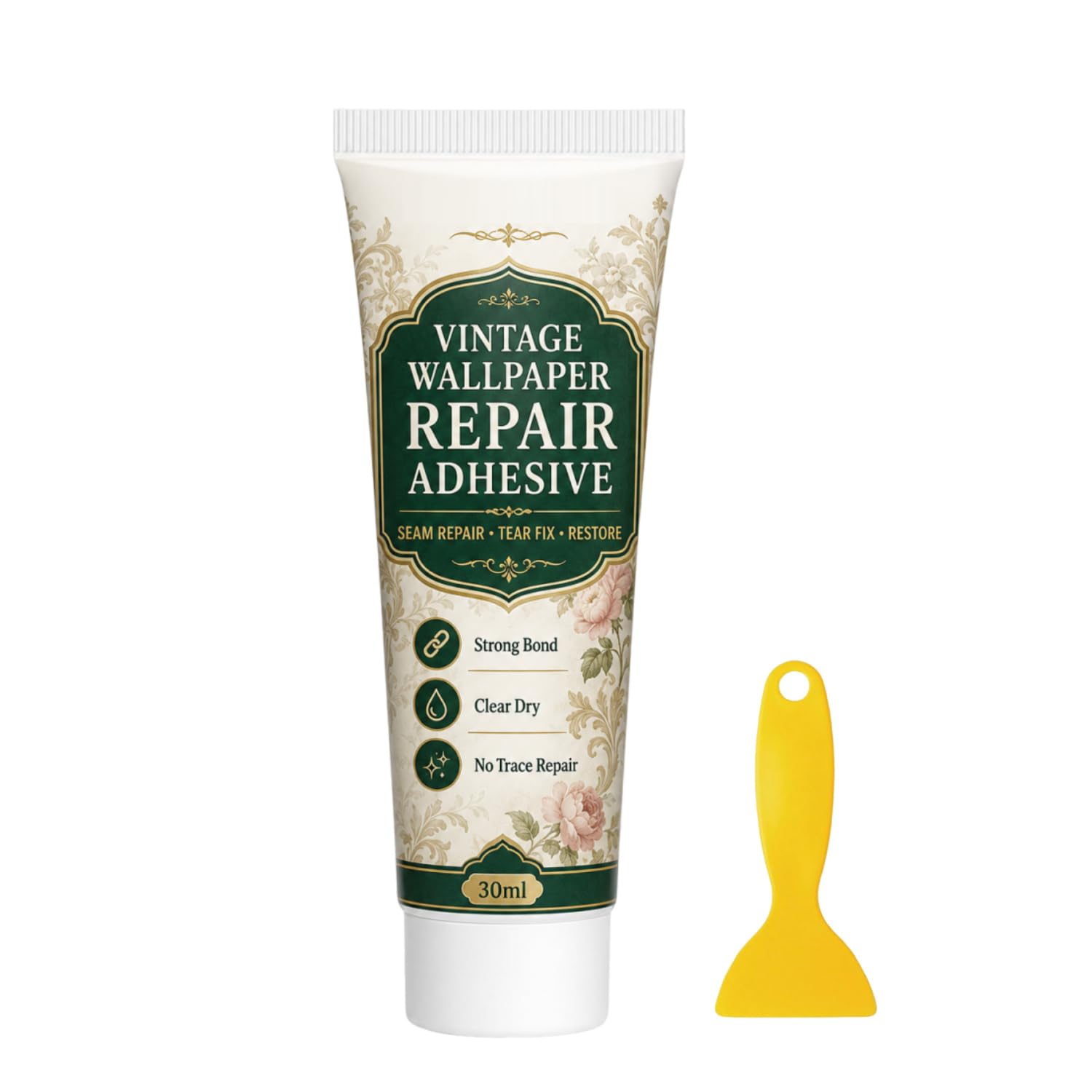 Wallpaper Repair Adhesive for Vintage-Patterned Wallpaper (1pcs)