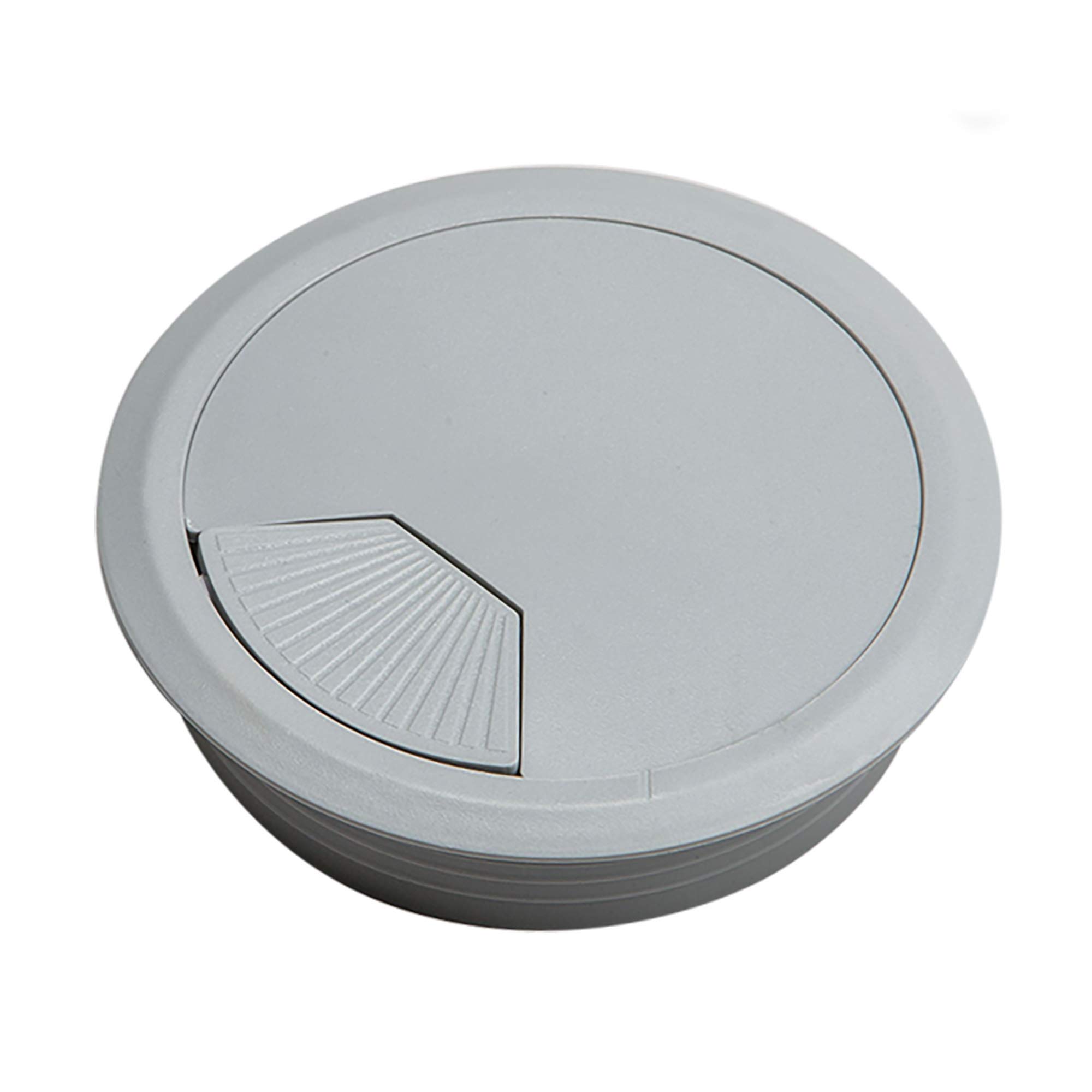 Cable Grommet Ø 60mm Light Grey Outlet Desk Tidy Insert Plastic Cable Organiser Set of 4