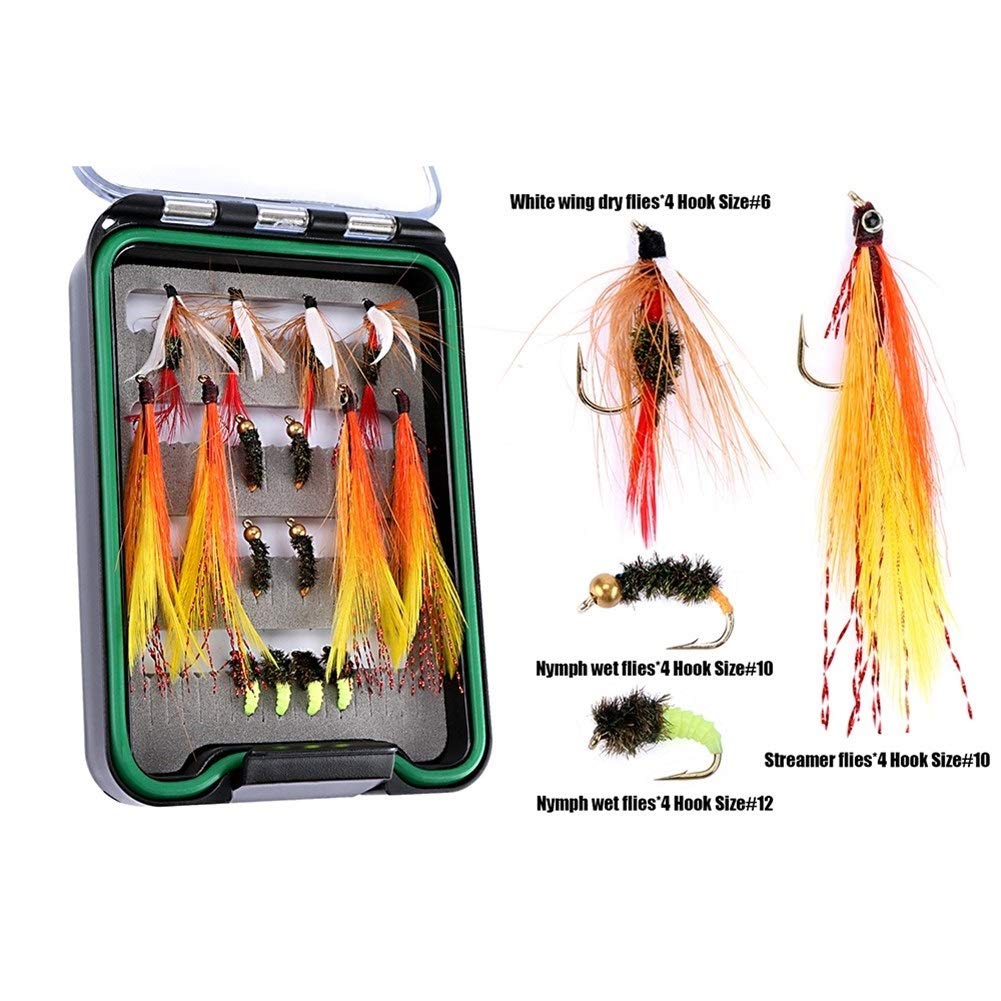 Portative Canne à pêche Pêche à la Mouche Reel Rod Set Combo 2,7M Fly Rod 5/6 7/8 usiné CNC Bobine en Aluminium avec la Ligne Fly Fly Lures Kit Complet avec Sac Amateurs