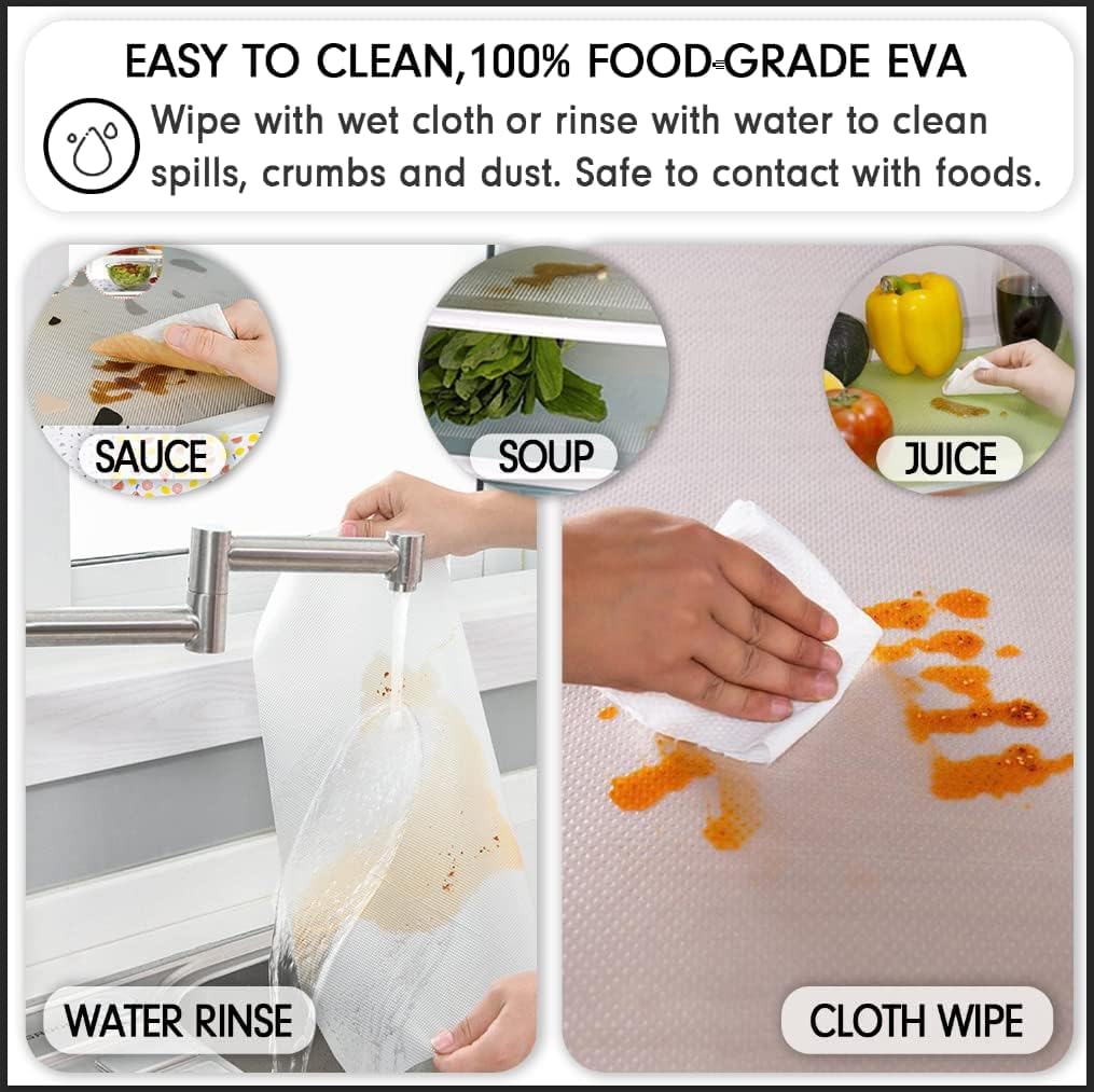Refrigerator Liners - Protect & Organize Your Fridge -3 Refrigerator Liners - Protect & Organize Your Fridge -3