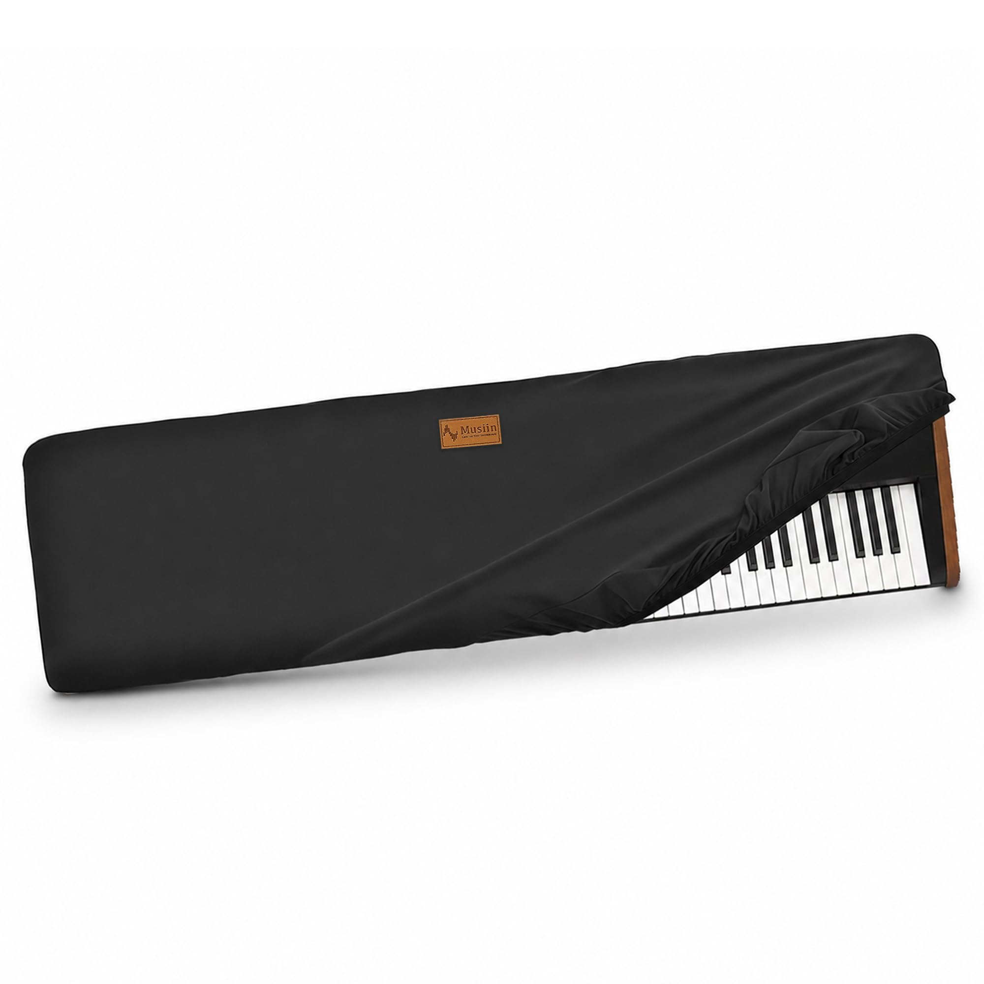 Musiin Deluxe Keyboard Dust Cover - Compatible with KORG NAUTILUS AT 88, NAUTILUS 88, KRONOS 88, KRONOS Titanium 88, KROME EX88, KRONOS LS and More 88-Key Synthesizers offering full-cover protection