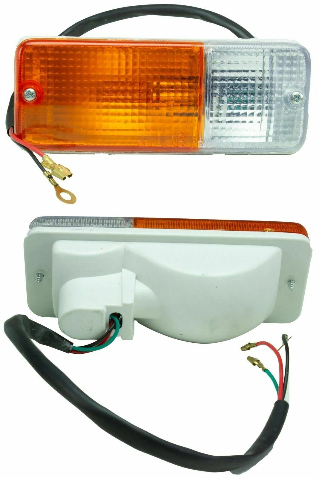 GENERICO SX+DX COPPIA FANALE ANTERIORE PER SUZUKI SJ410 SJ413 SAMURAI SANTANA FANALINO BIANCO