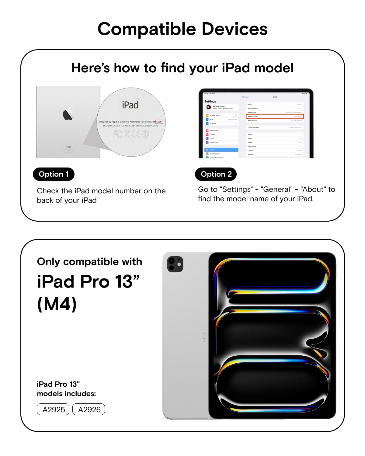 MOFT Custodia a libro per iPad Pro 13" (M4) con portamatite staccabile, leggera e protettiva, materiale MOVAS durevole e confortevole al tatto, perfetta per navigare, disegnare, studiare, sidecar,