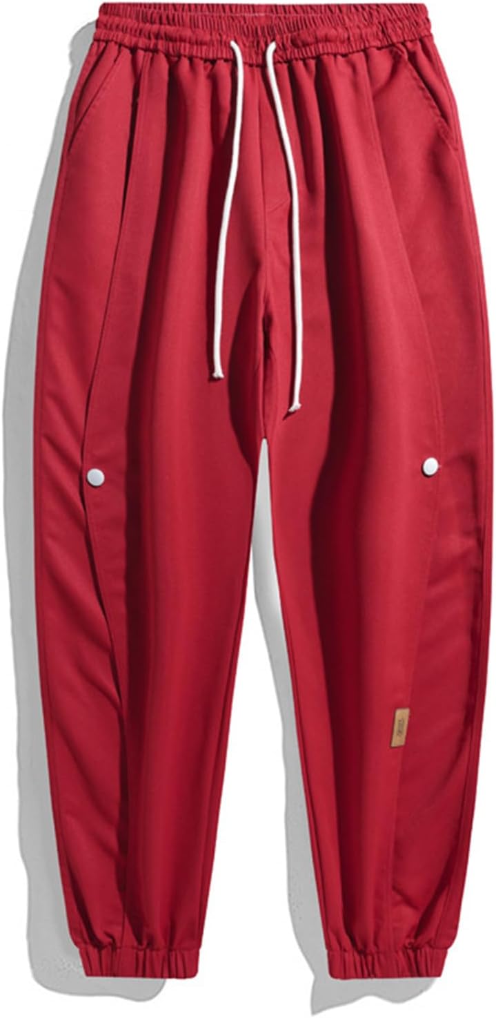Men's Loose Fit Sweatpants Drawstring Baggy Yoga Joggers Tapered Pants 2025 Fashion Casual Running Sweat Pants