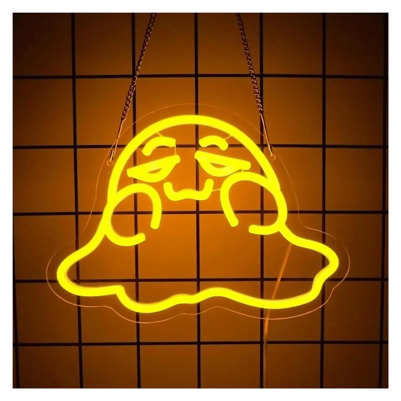 LEMST Signs Lamp Cute Ghost Neon Sign Halloween Neon Light Sign for Wall Bedroom Room Bar Party Home Decorations(30x21.4cm)