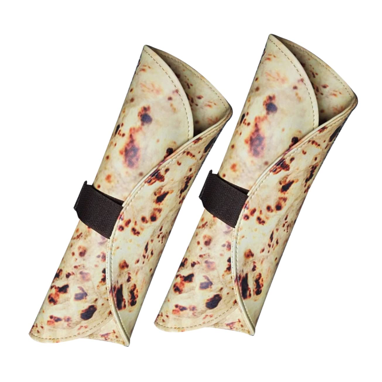 TEHAUX 10pièces De Crayon Tortilla Roll up Trousse De Rangement Rigolote pour Stylos Et Crayons à Pinceaux Toile pour Étudiants