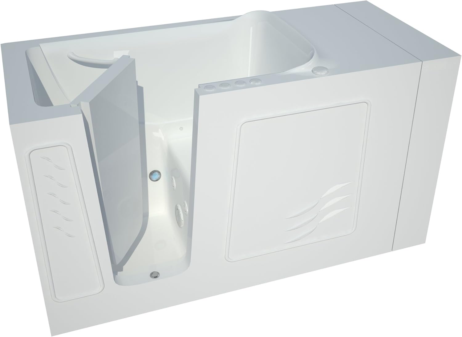 Meditub MT3060WILWD Retrofit 30 by 60 by 38Inch Dual Hydrotherapy and