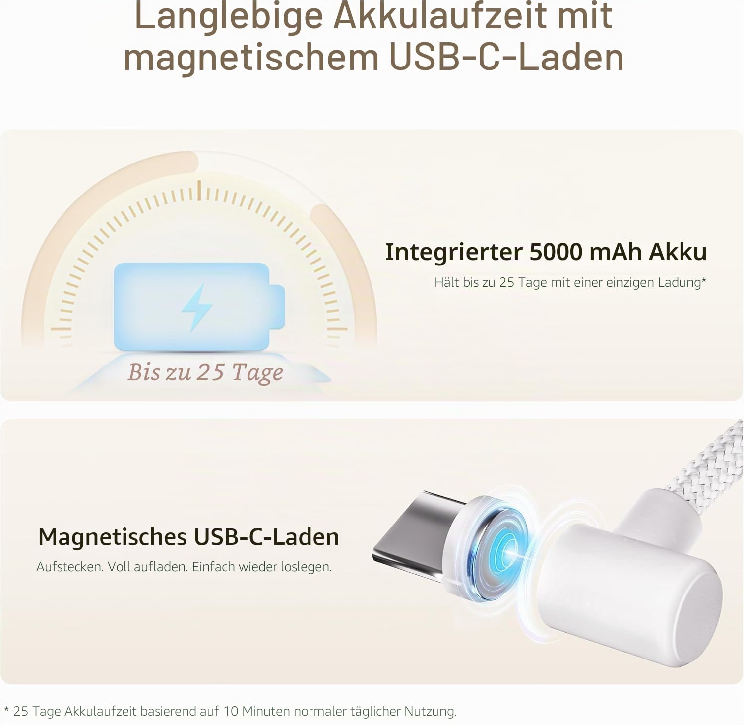Enabot ROLA Mini Funny Pet Companion Robot, 2K Haustierkamera, Fahrbare Heimtierkamera mit One-Touch-Anruf & 2-Wege-Audio, Katzen Kamera mit IR-Nachtsicht & 5000 mAh Akku