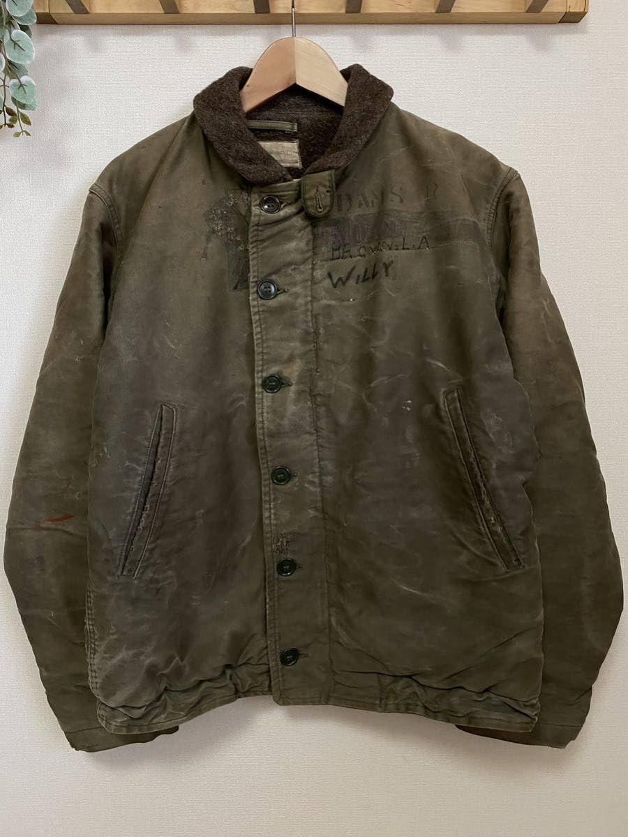 Amazon.co.jp: 50s USA製 US NAVY N1 デッキジャケット Amazon.co.jp: 50s USA製 US NAVY N1 デッキジャケット