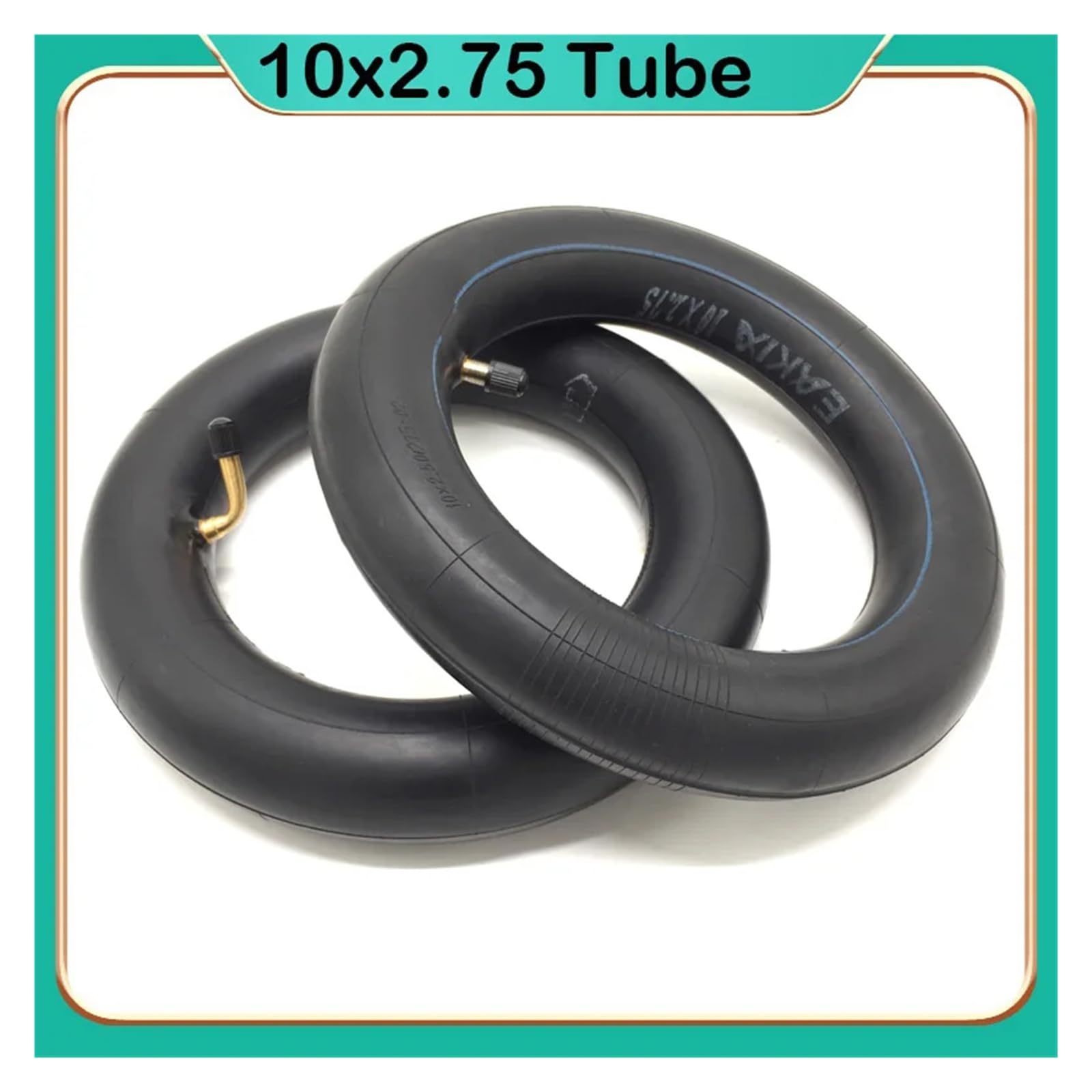 Chambre à air 10 x 2,75 (10 Pouces) 10 x 2,75-6,5 for Roue arrière G2 Pro et Scooter électrique M4 Pro.(Straight)