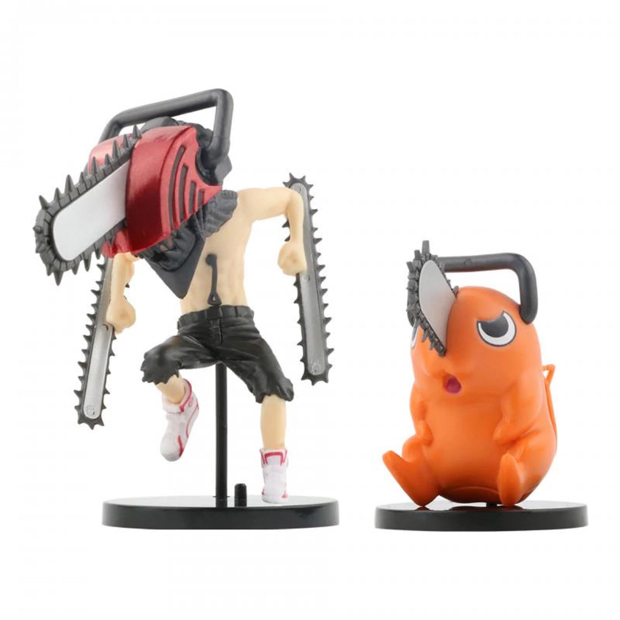 AUGEN ChainsawMan 2 B Action Figure Limited Edition for Car Dashboard, Decoration, Cake, Office Desk & Study Table (11cm)(Pack of 2)
