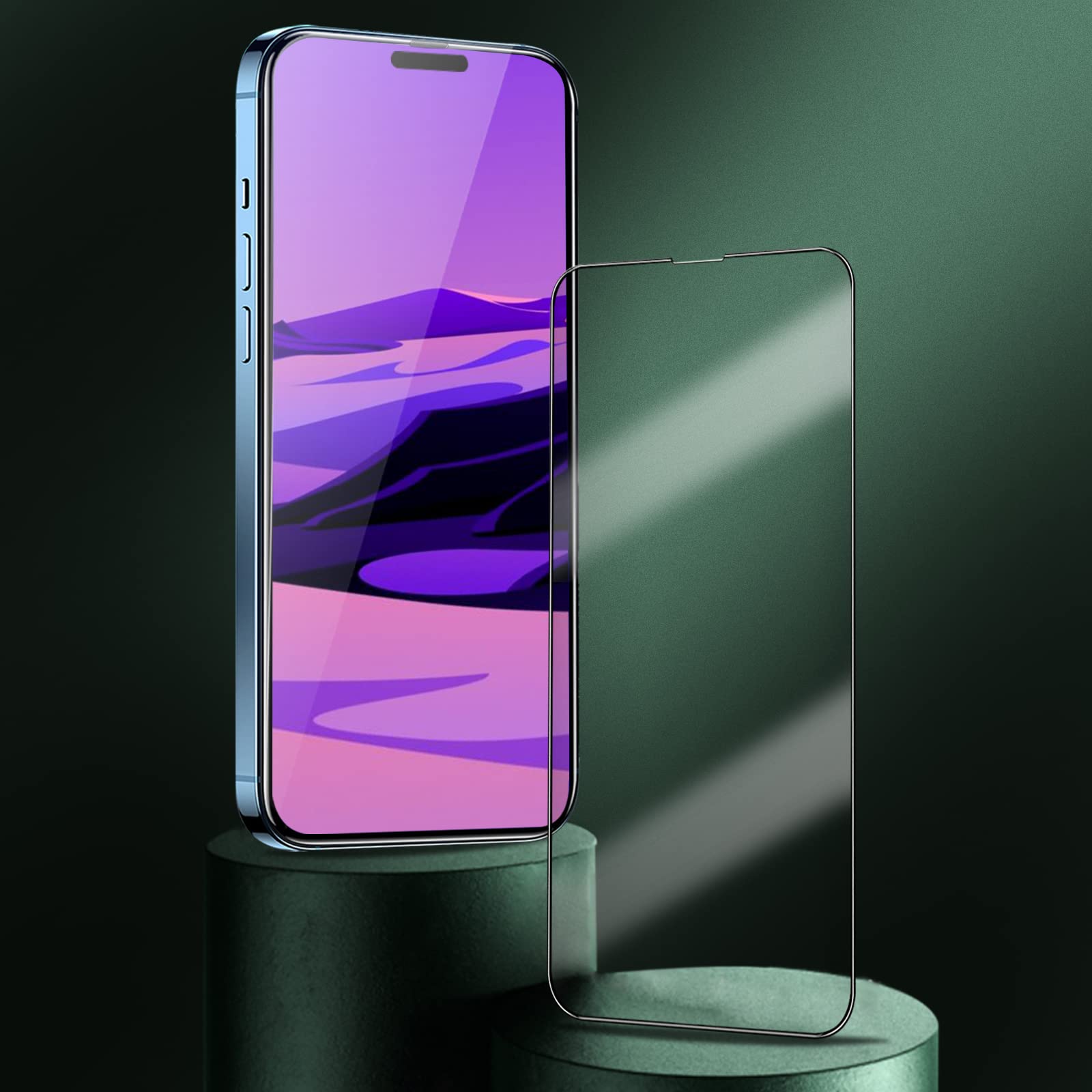 Amazon | iPhone14 pro max ガラスフィルム 【2+2枚セット