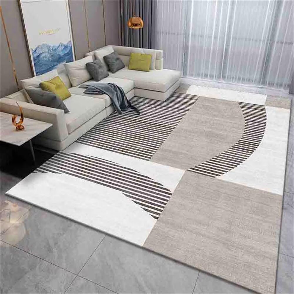 Tapis absorbant tapis adolescent rectangulaire gris au design minimaliste 60x120cm