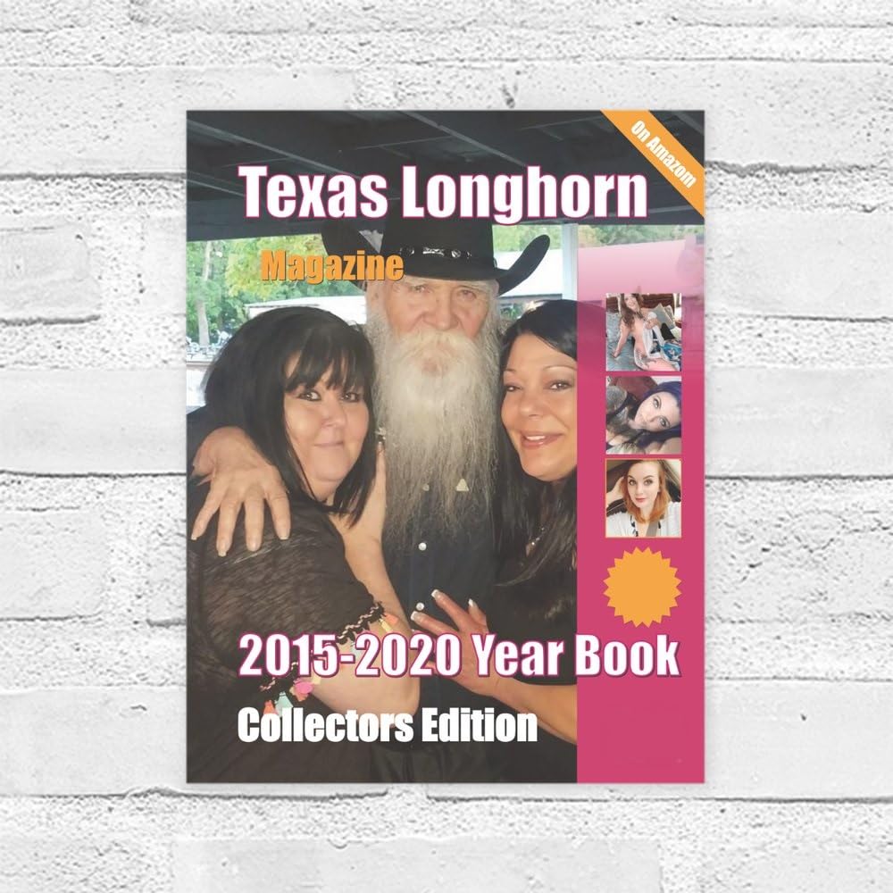 Texas Longhorn Magazine 2015-2020 le cadeau parfait pour les amoureux du Texas