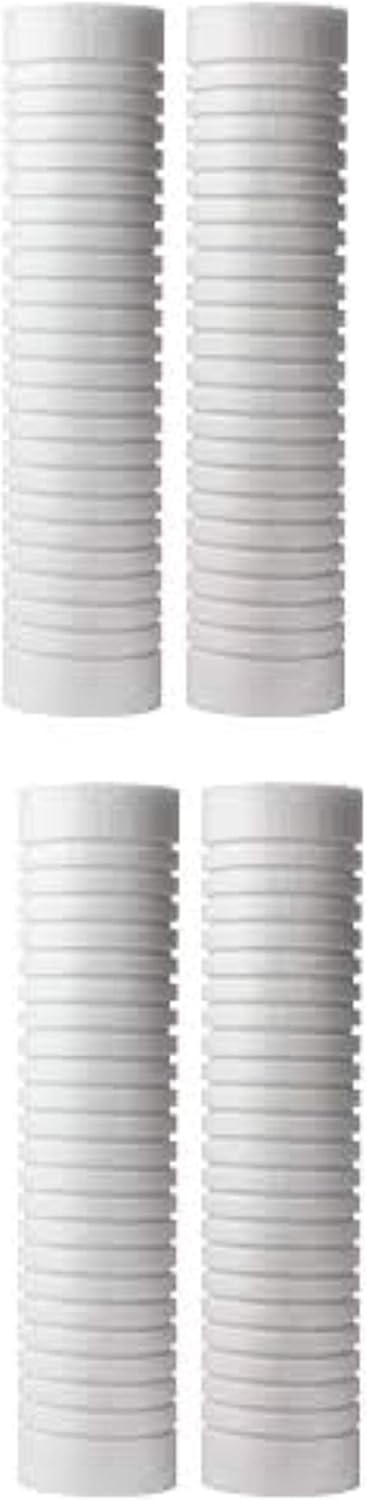 CFS – 2 Pack Standard Whole House Replacement Water Filter Cartridges Compatible with 4WH-STDGR-F02 Models – Remove Bad Taste & Odor – Whole House Replacement Water Filter Cartridge- White