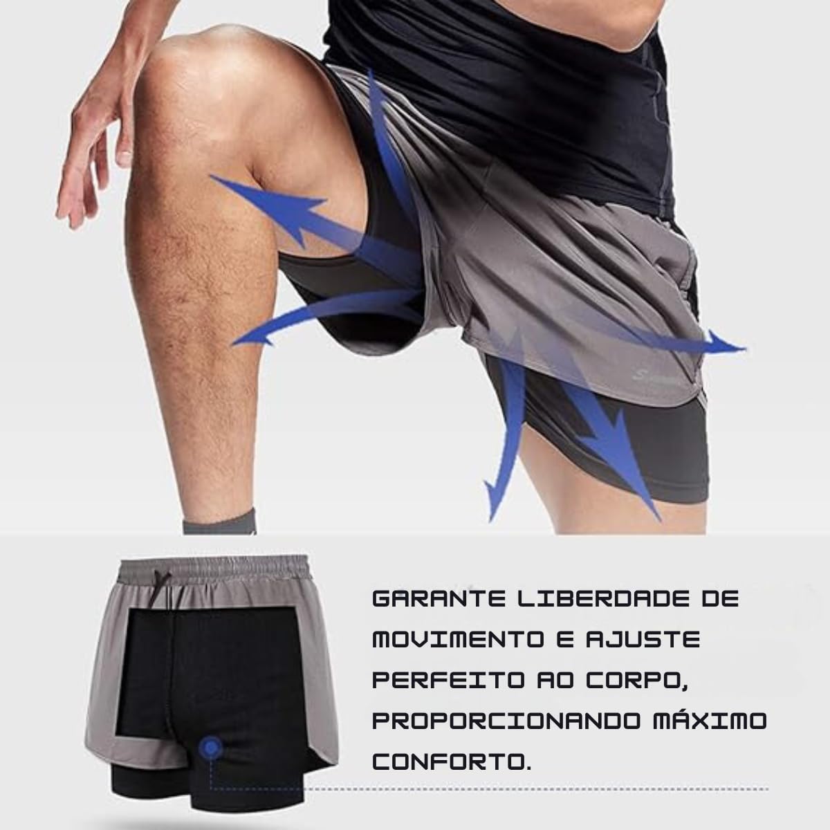 Bermuda Shorts 2 Em 1 Masculino Academia Dryfit Treino em promoção! Veja a oferta e mais achadinhos de Shorts & Bermudas 8 Hoje é o melhor dia para comprar Bermuda Shorts 2 Em 1 Masculino Academia Dryfit Treino com aquele preço maroto! Promoção! Aproveite a oferta! 8