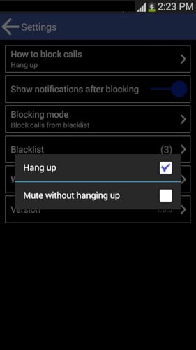 Blacklist Call Blocker