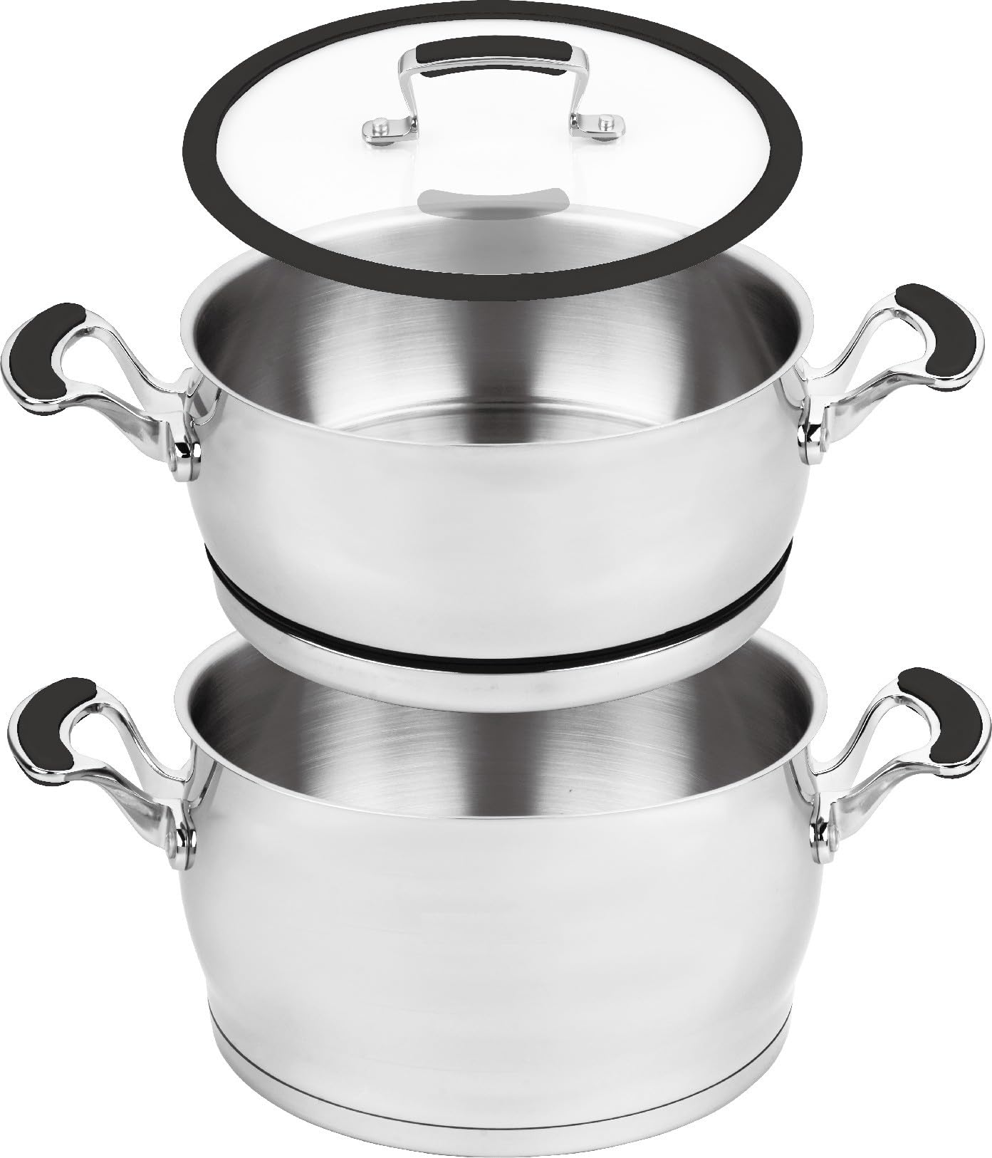 Couscoussier/Cuit-Vapeur 22cm 4 litres Inox - TeCuisine